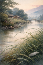 Tau am Ufer. Der Fluss trägt. Eine Spur bleibt. Tau am Ufer. Der Fluss trägt. Eine Spur bleibt.