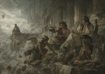 Celestial bureaucracy in ancient ruins.png